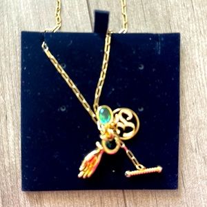 Swarovski hand Om pendant